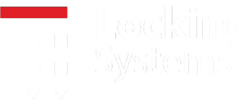 Locking Systems Logo White