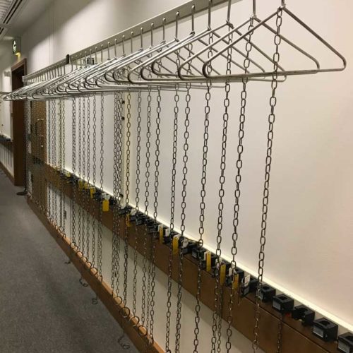 Locking Systems rail & hangers with Lokit security