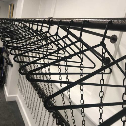 Locking Systems rail & hangers with Lokit security