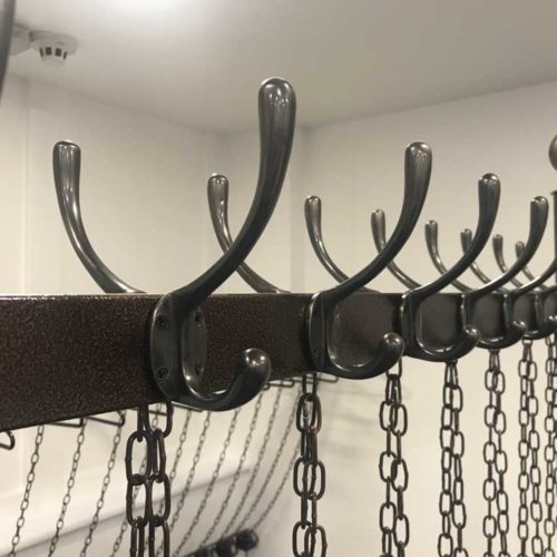 Locking Systems coat hooks with Lokit security